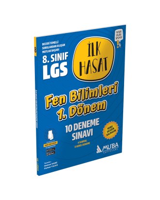 1843 - LGS Fen Bilimleri İlk Hasat 10 Deneme Sınavı (1.Dönem)