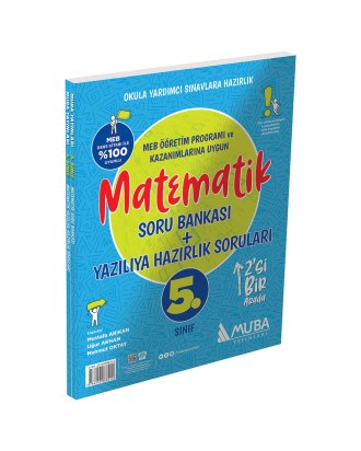 0510 - 5. Sınıf Matematik Soru Bankası + Yazılıya Hazırlık Soruları 2'Si 1 Arada